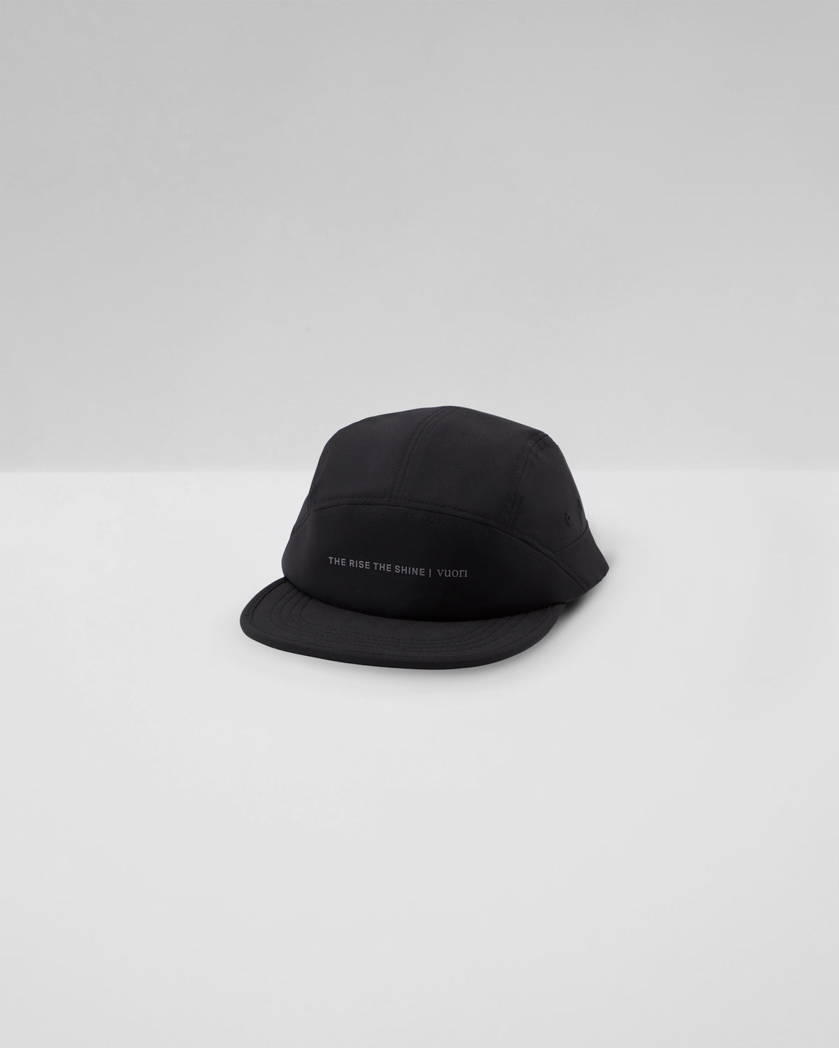 Trail Run Cap Black 7-Panel Running Hat | Vuori shop