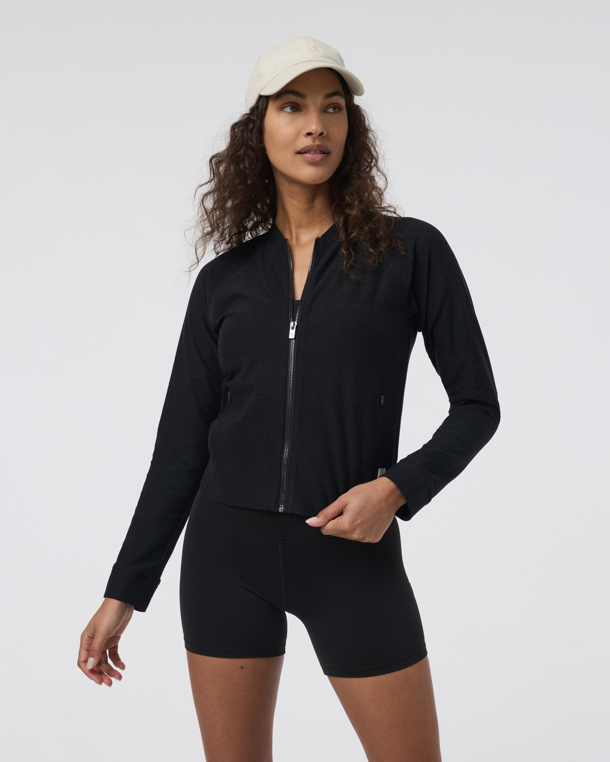 Elevation Track Jacket Black Heather | Vuori for sale