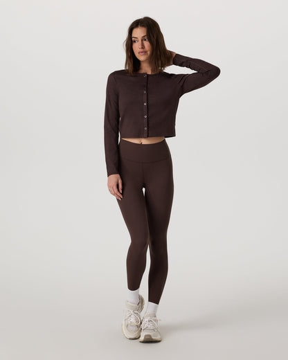 Halo Cardigan 2.0 Java Heather | Vuori online