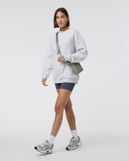 Restore Oversized Crew 2.0 Pale Grey Heather | Vuori outlet