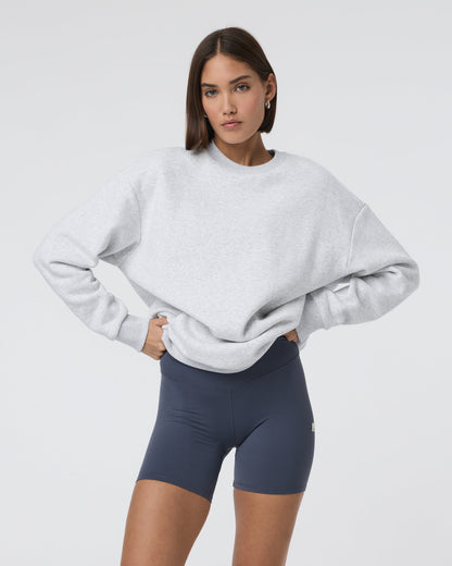 Restore Oversized Crew 2.0 Pale Grey Heather | Vuori outlet