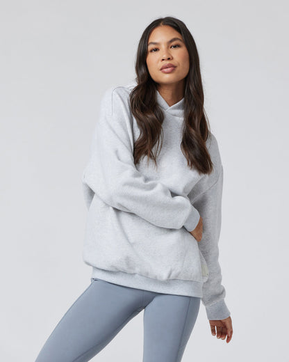 Restore Oversized Hoodie Pale Grey Heather | Vuori shop