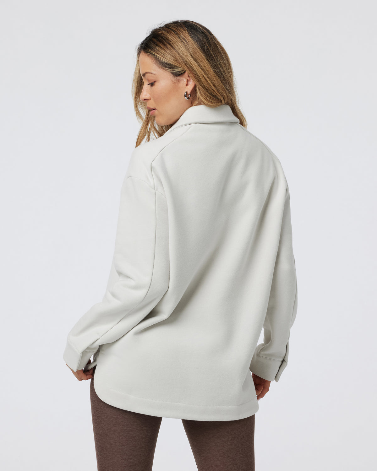 Restore Shirt Jacket Salt French Terry Shirt | Vuori sale