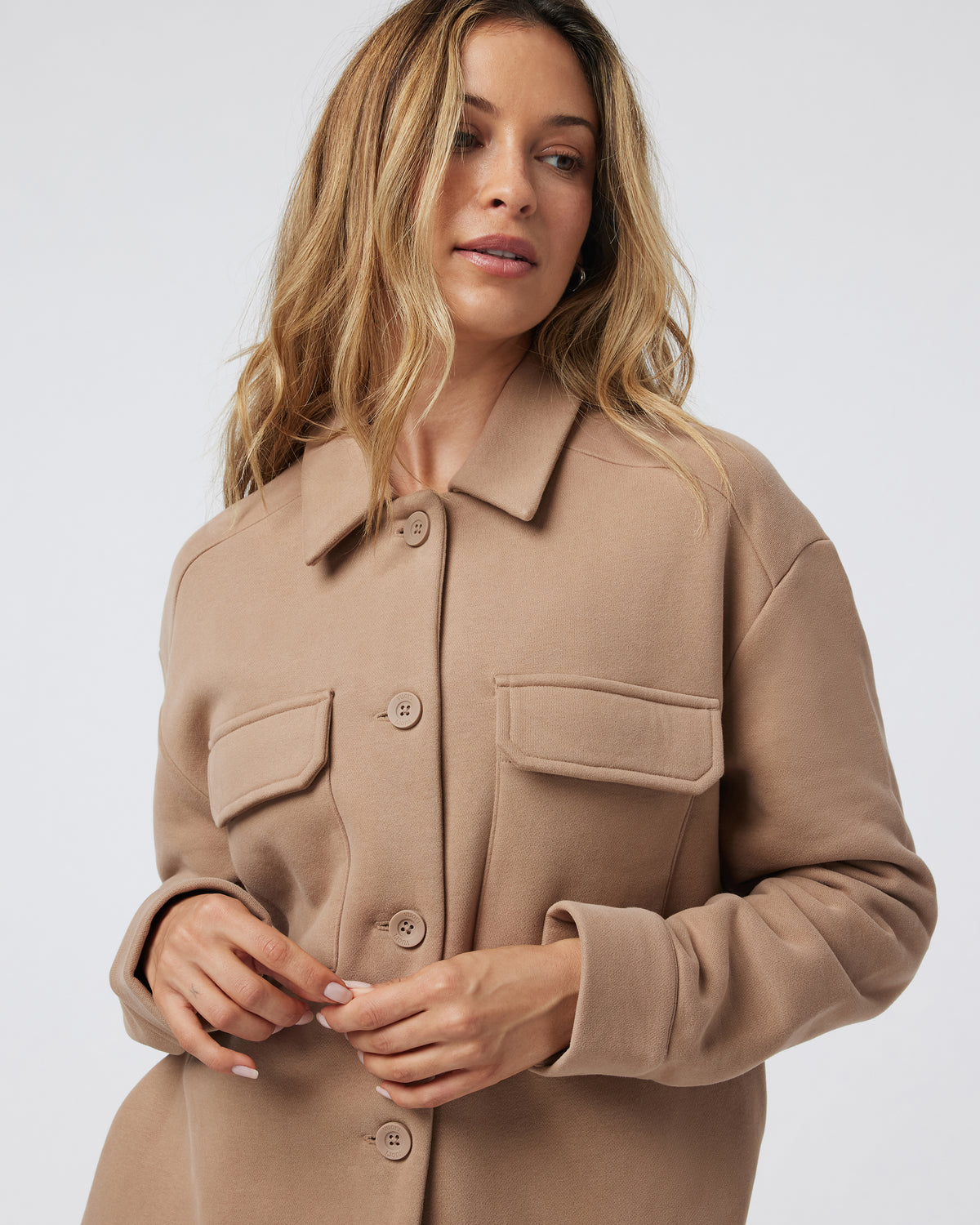 Restore Shirt Jacket Goldenrod French Terry Shirt | Vuori onsale