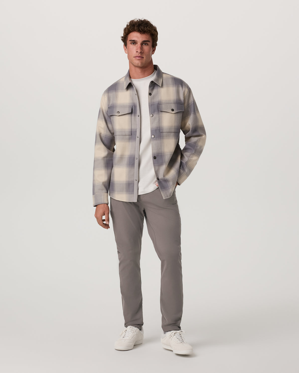 Meta Pant Athletic Slim Fit 30" Men's Warm Grey Pants | Vuori online