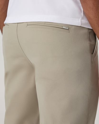 Meta Trouser Classic Fit 30" Men's Truffle Tailored Pants | Vuori for sale