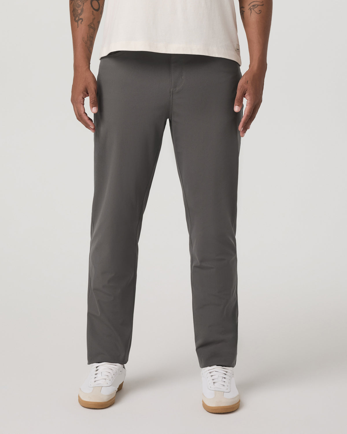 Meta Pant Classic Fit 32" Men's Warm Grey 5-Pocket Pants | Vuori shop