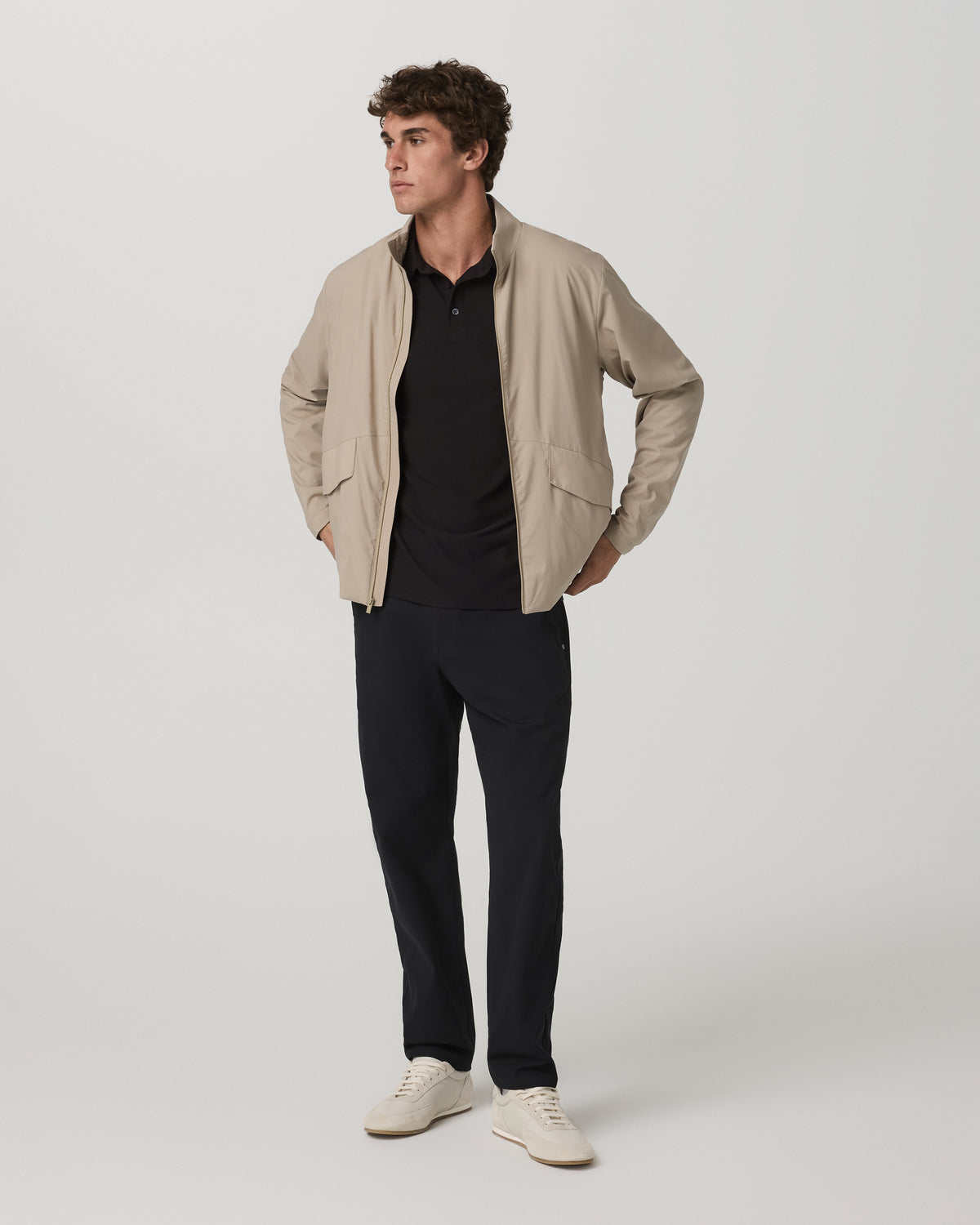 Meta Trouser Classic Fit 30" Men's Black Tailored Pants | Vuori discount