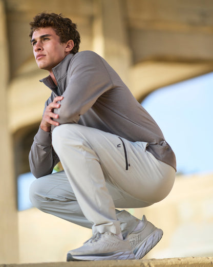Grafton Pant Unlined Classic Fit 30" Sky Grey | Vuori sale