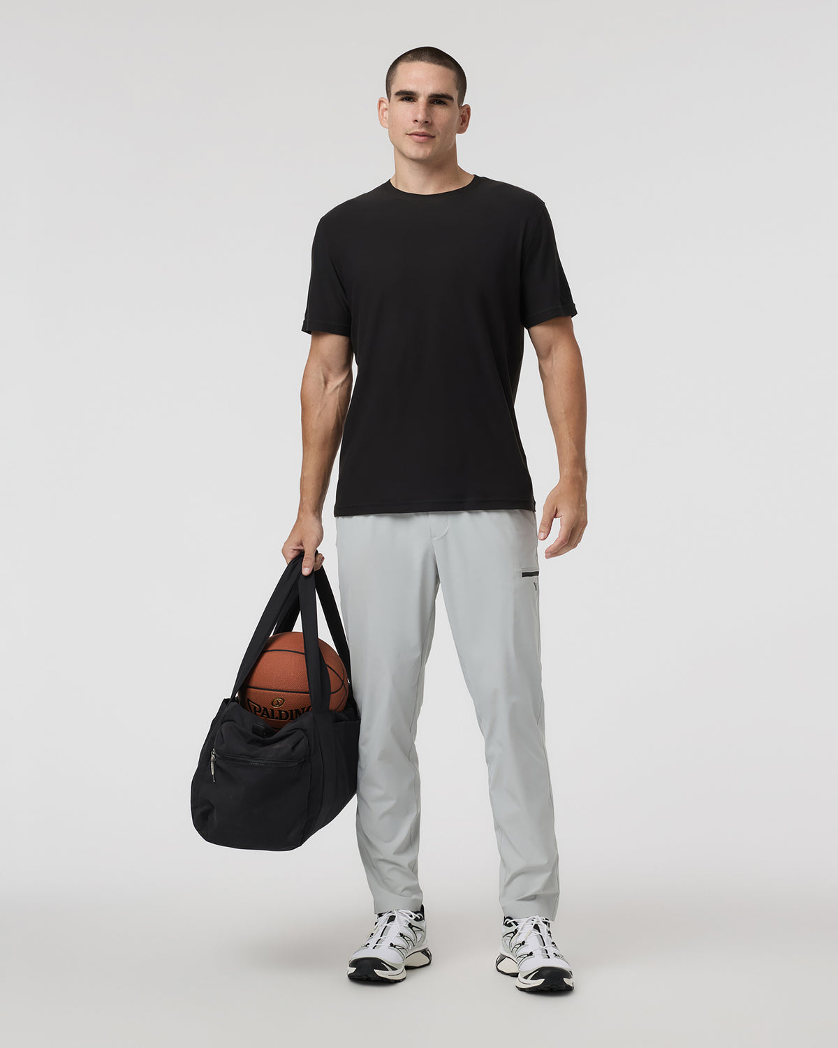 Grafton Pant Unlined Classic Fit 30" Sky Grey | Vuori sale