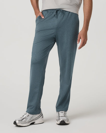 Men's Sunday Performance Track Pant 30" Blue Sea Heather| Vuori | Vuori outlet