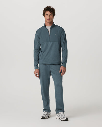 Men's Sunday Performance Track Pant 30" Blue Sea Heather| Vuori | Vuori outlet
