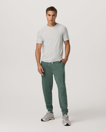 Men's Sunday Performance Jogger 28" Agate Green Heather | Vuori shop