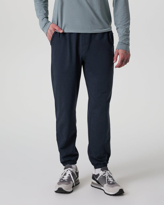 Coronado Performance Sweatpant Classic 28" Midnight Heather | Vuori for sale