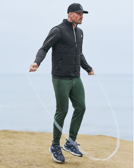 Ponto Performance Jogger Men's Spruce Heather Pant | Vuori online