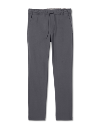 Meta Elastic Waist Pant Classic Fit Men's Charcoal Pants | Vuori outlet