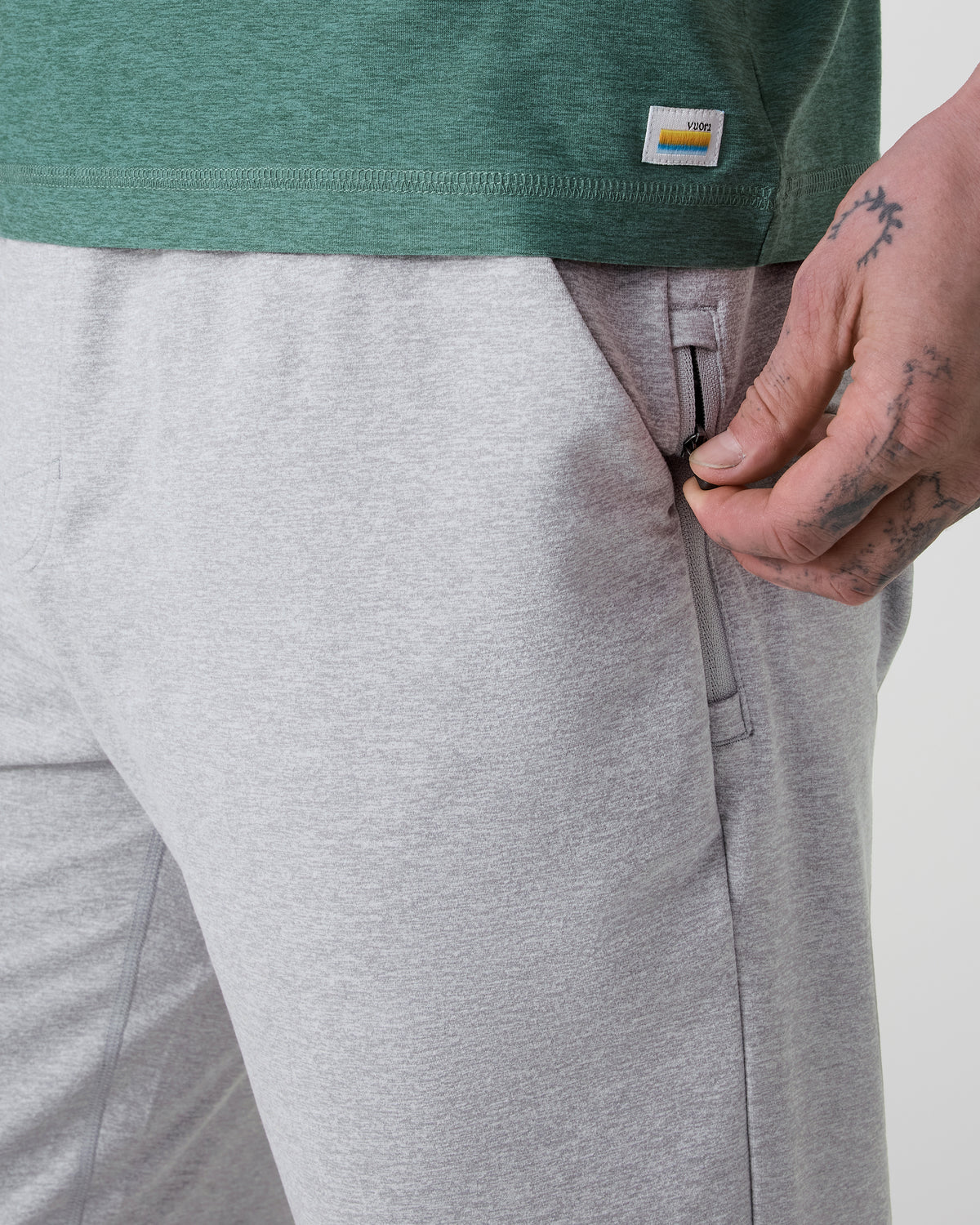 Coronado Performance Sweatpant Classic 28" Light Heather Grey | Vuori discount