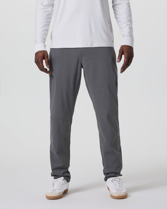 Meta Pant Classic Fit 34" Men's Charcoal 5-Pocket Pants | Vuori shop