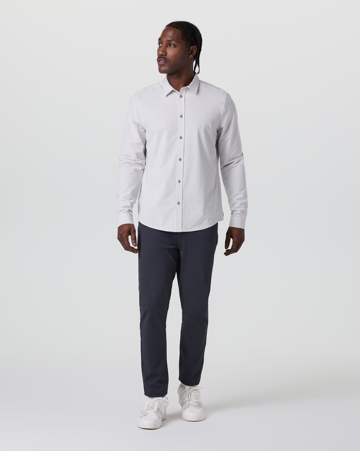 MetaTwill Pant Athletic Slim 30" Navy | Vuori shop