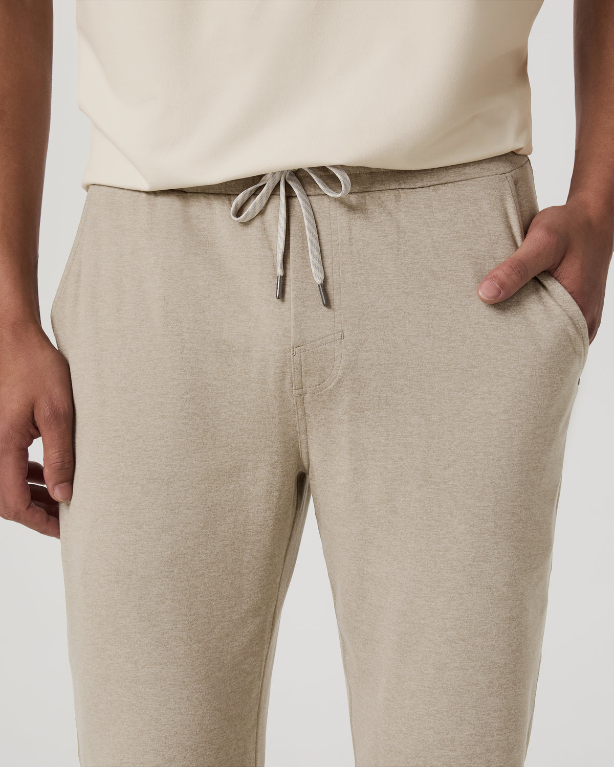 Ponto Performance Pant 30" Truffle Heather Sweatpants | Vuori for sale