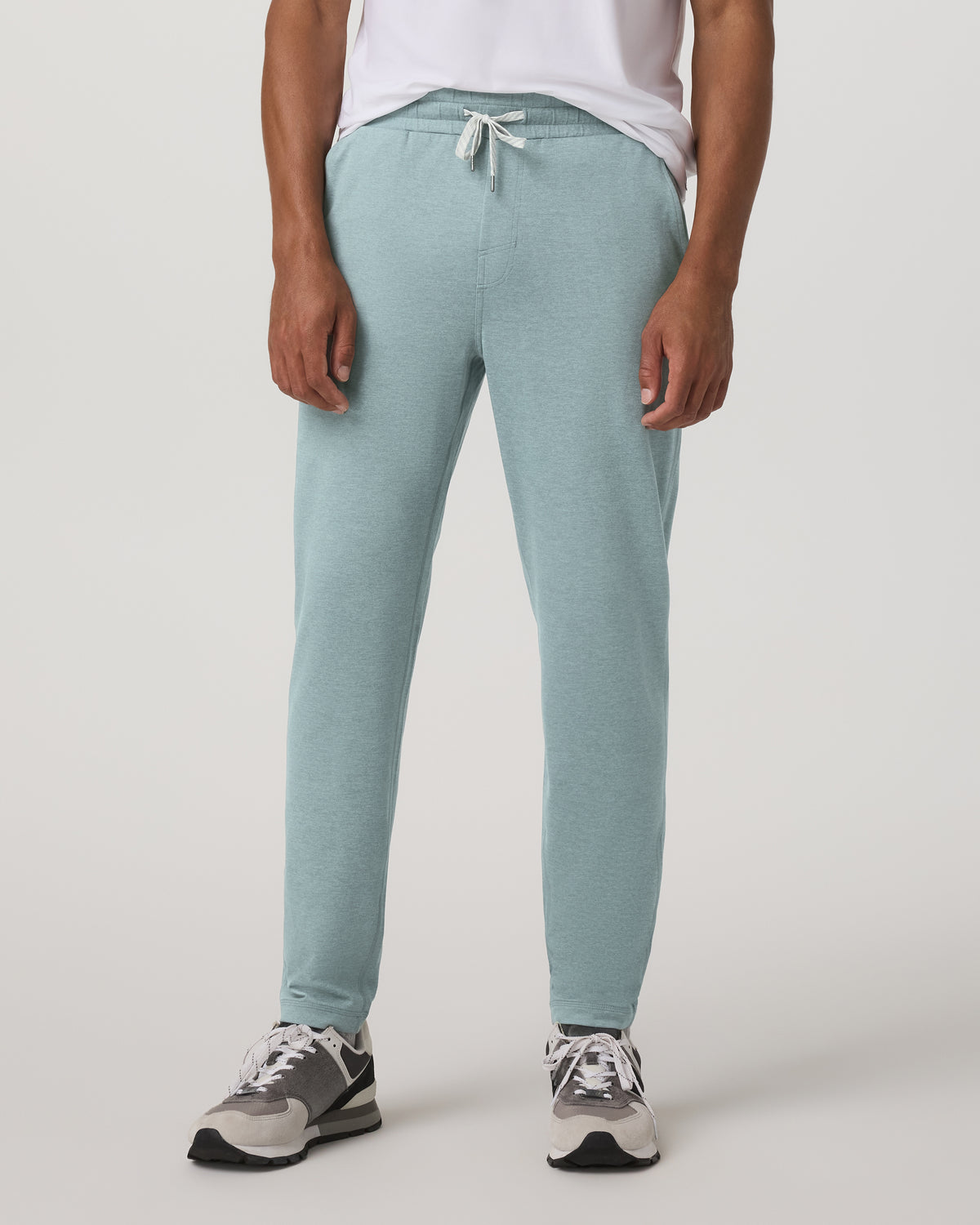 Ponto Performance Pant 30" Misty Blue Heather Sweatpant | Vuori discount
