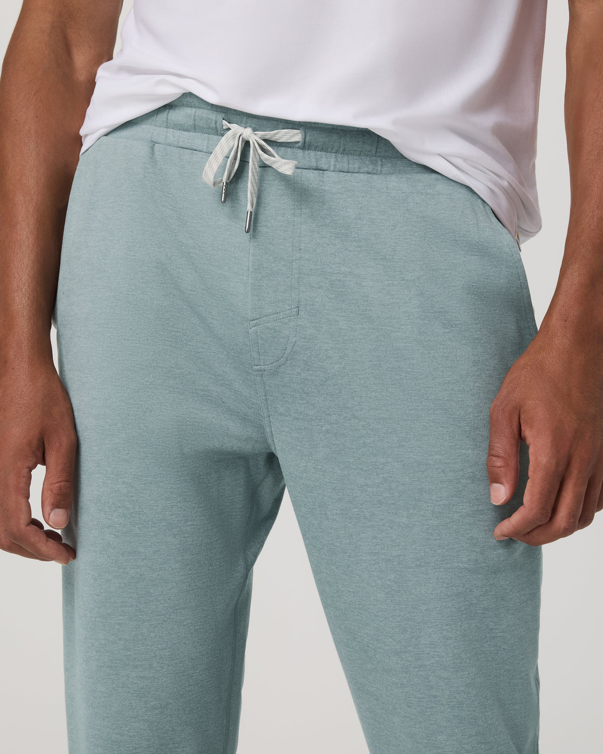 Ponto Performance Pant 30" Misty Blue Heather Sweatpant | Vuori discount