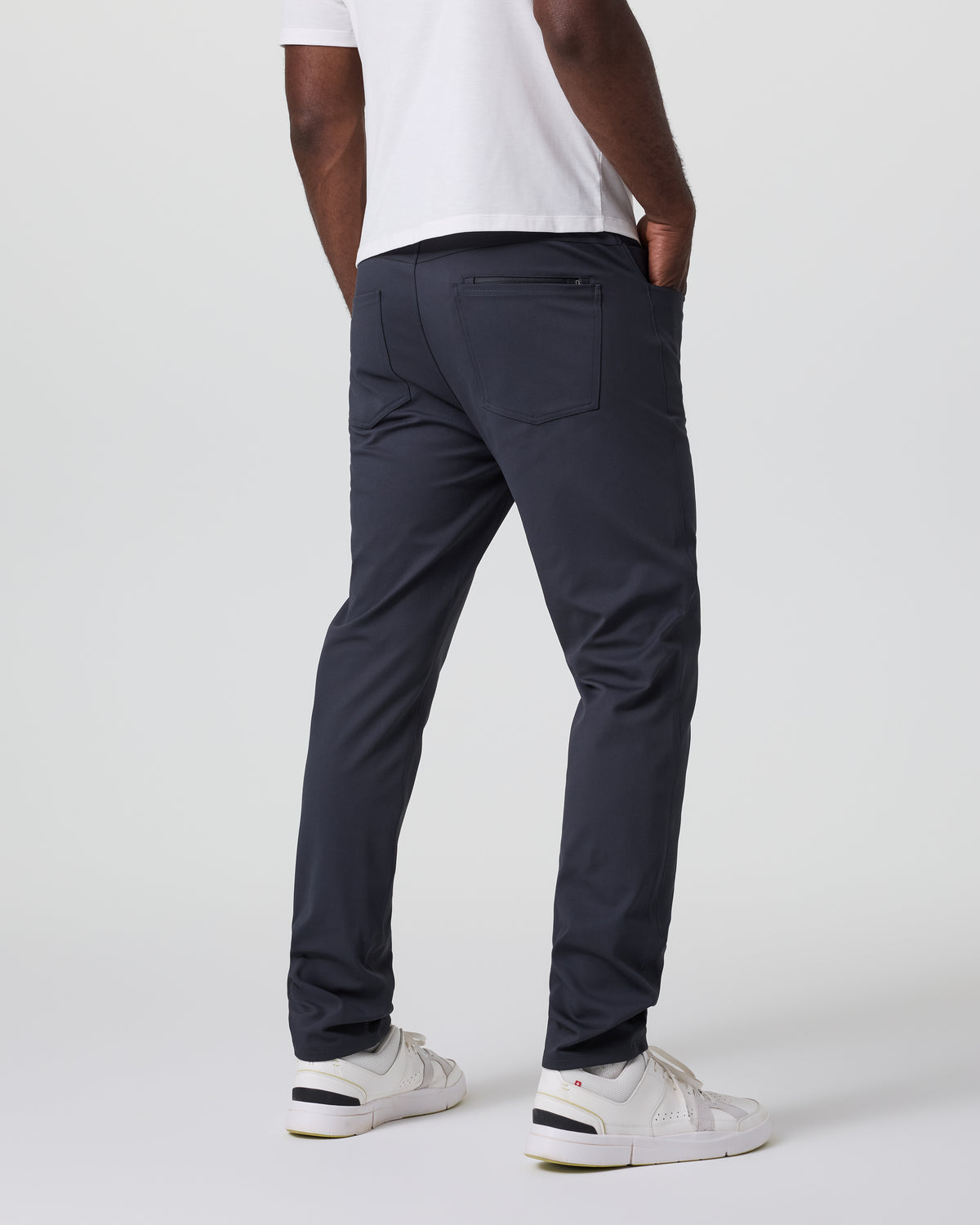 MetaTwill Pant Athletic Slim 32" Navy | Vuori shop