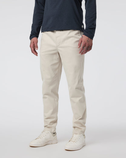 Fletcher Elastic Waist Pant Athletic Slim Fit 30" Oatmeal | Vuori sale