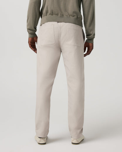 Men's Cascade Elastic Waist Trouser Classic Fit 30" Pewter | Vuori online