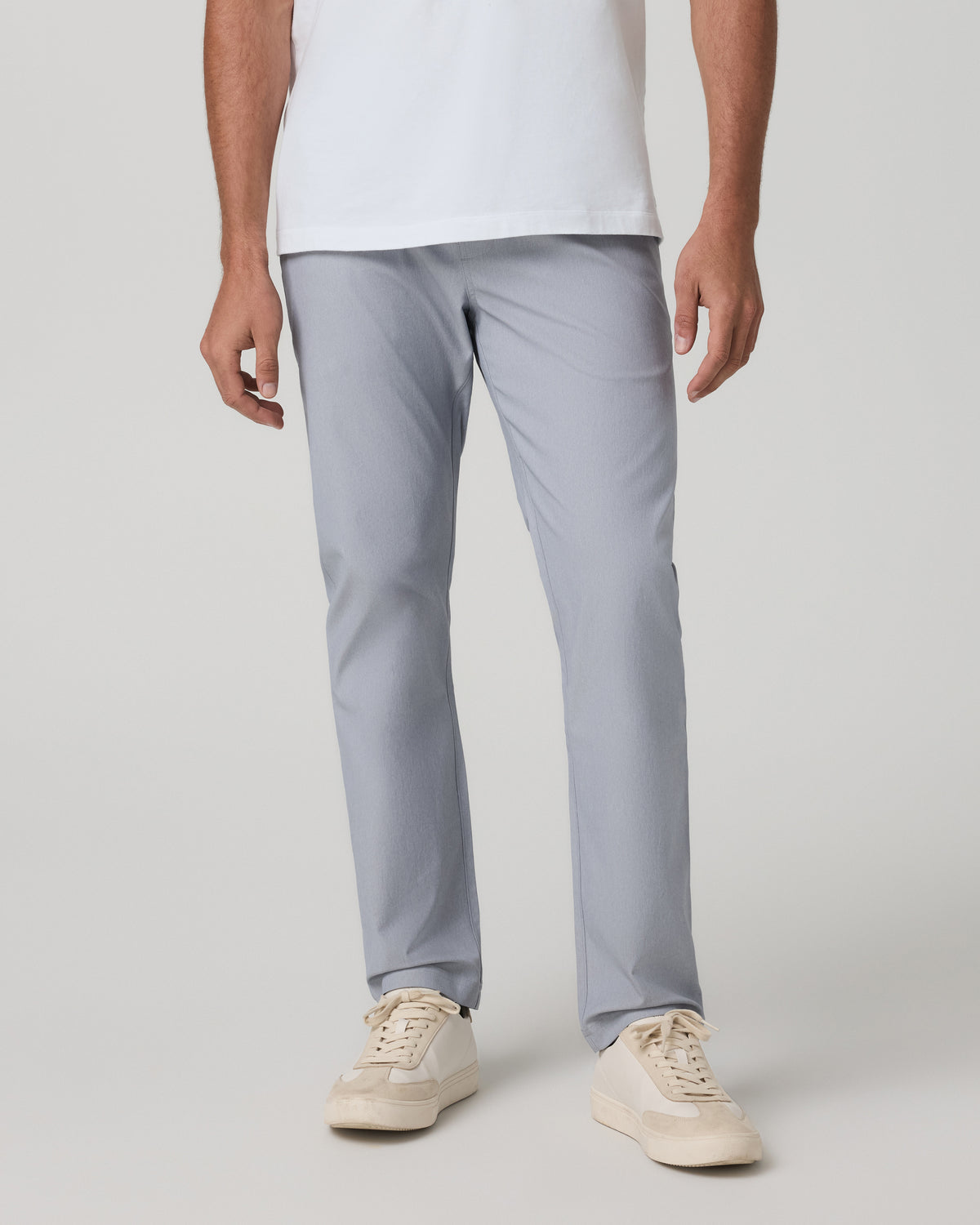 Cascade Elastic Waist Trouser Classic Fit 30" Heather Grey | Vuori outlet