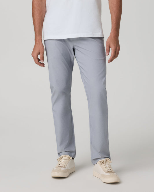 Cascade Elastic Waist Trouser Classic Fit 30" Heather Grey | Vuori outlet