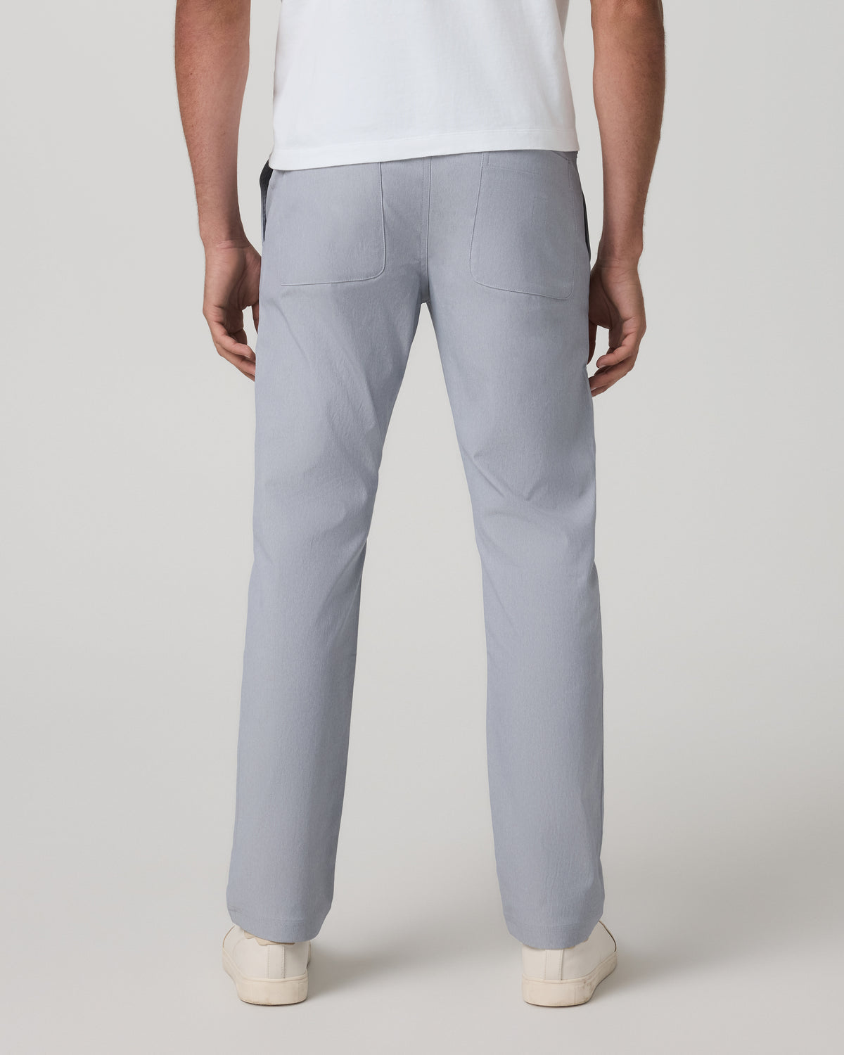 Cascade Elastic Waist Trouser Classic Fit 30" Heather Grey | Vuori outlet