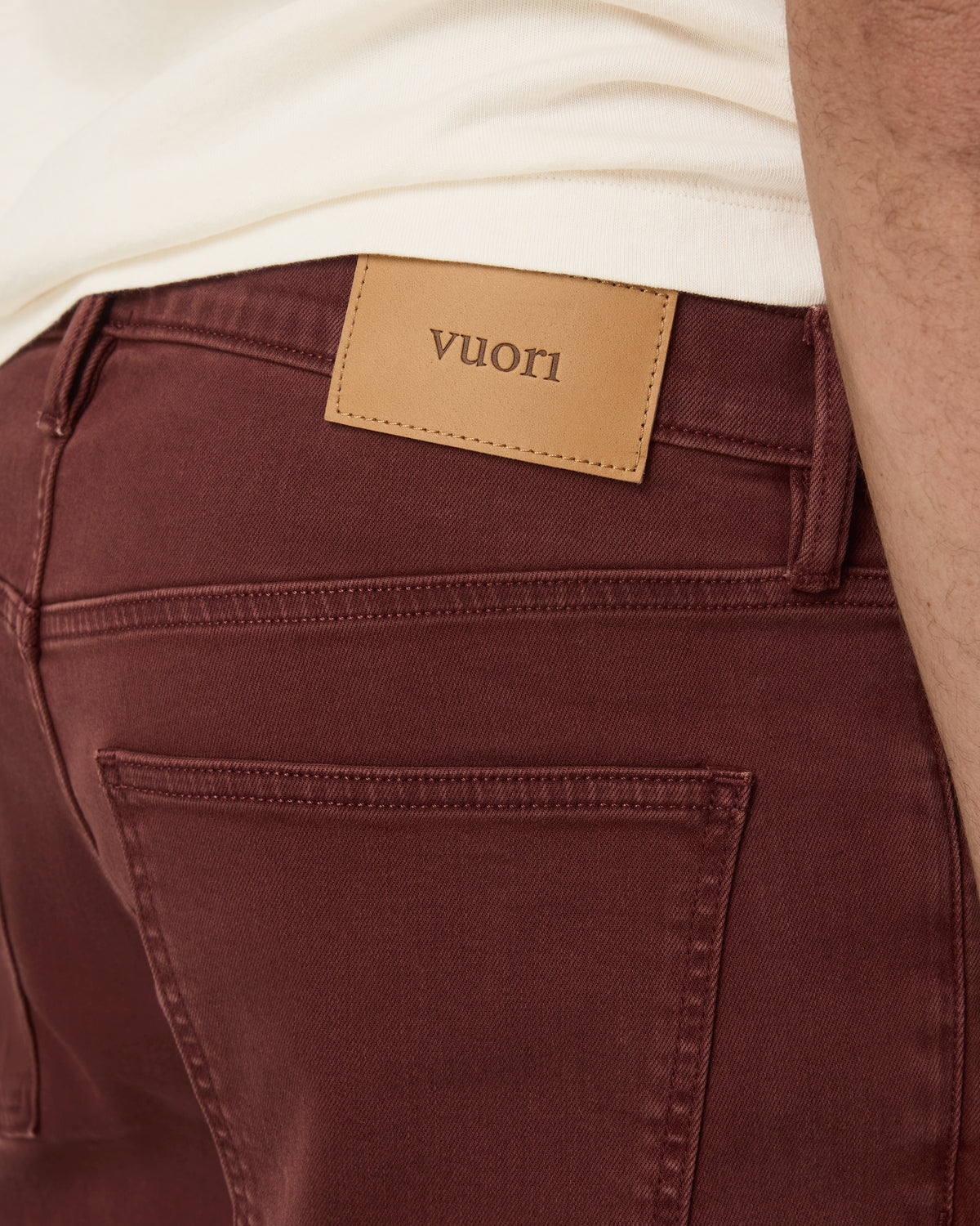 Benton Stretch Twill Pant Classic Fit 30" Burnt Sienna | Vuori outlet