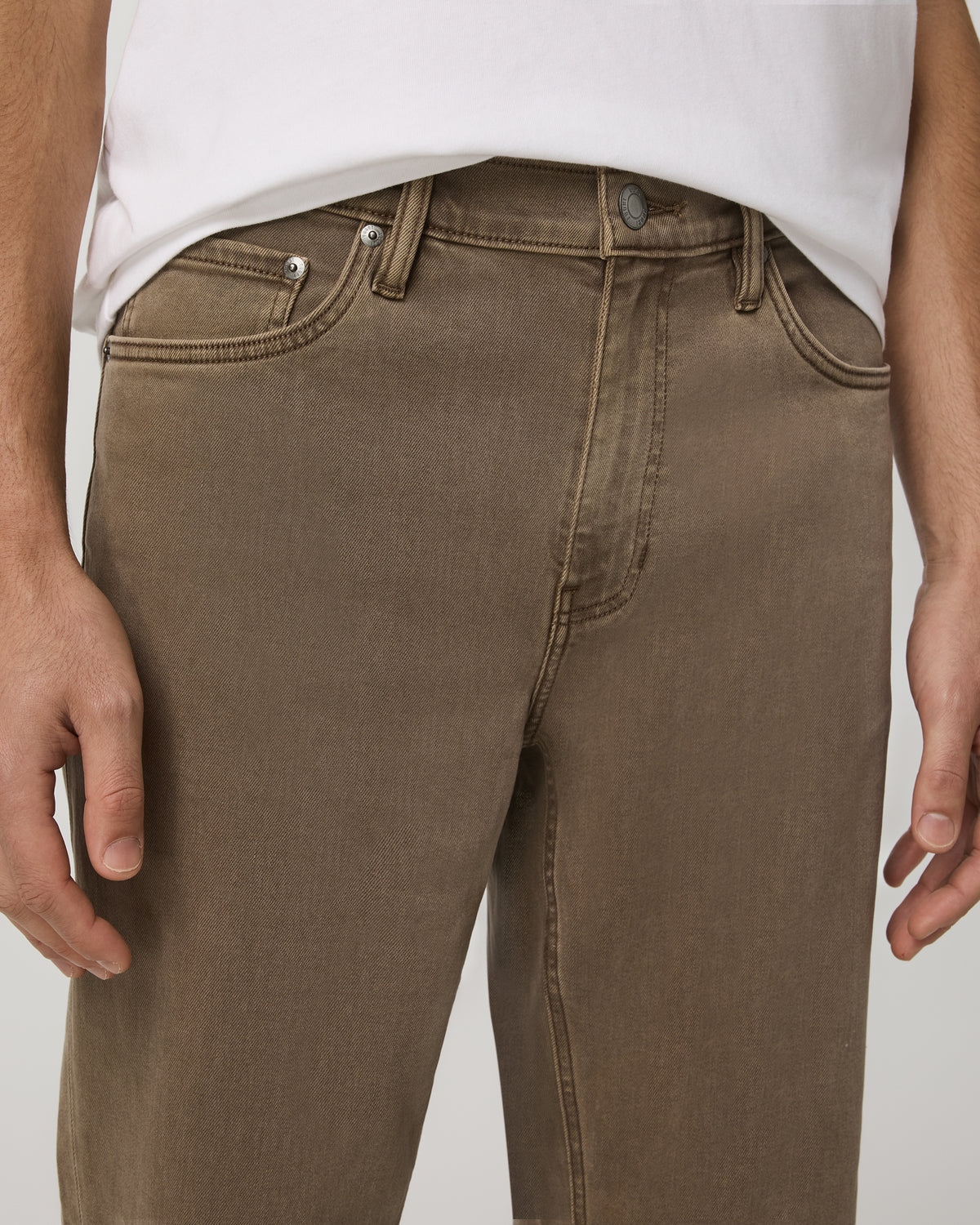 Men's Benton Stretch Twill Pant Classic Fit 30" Peppercorn | Vuori shop