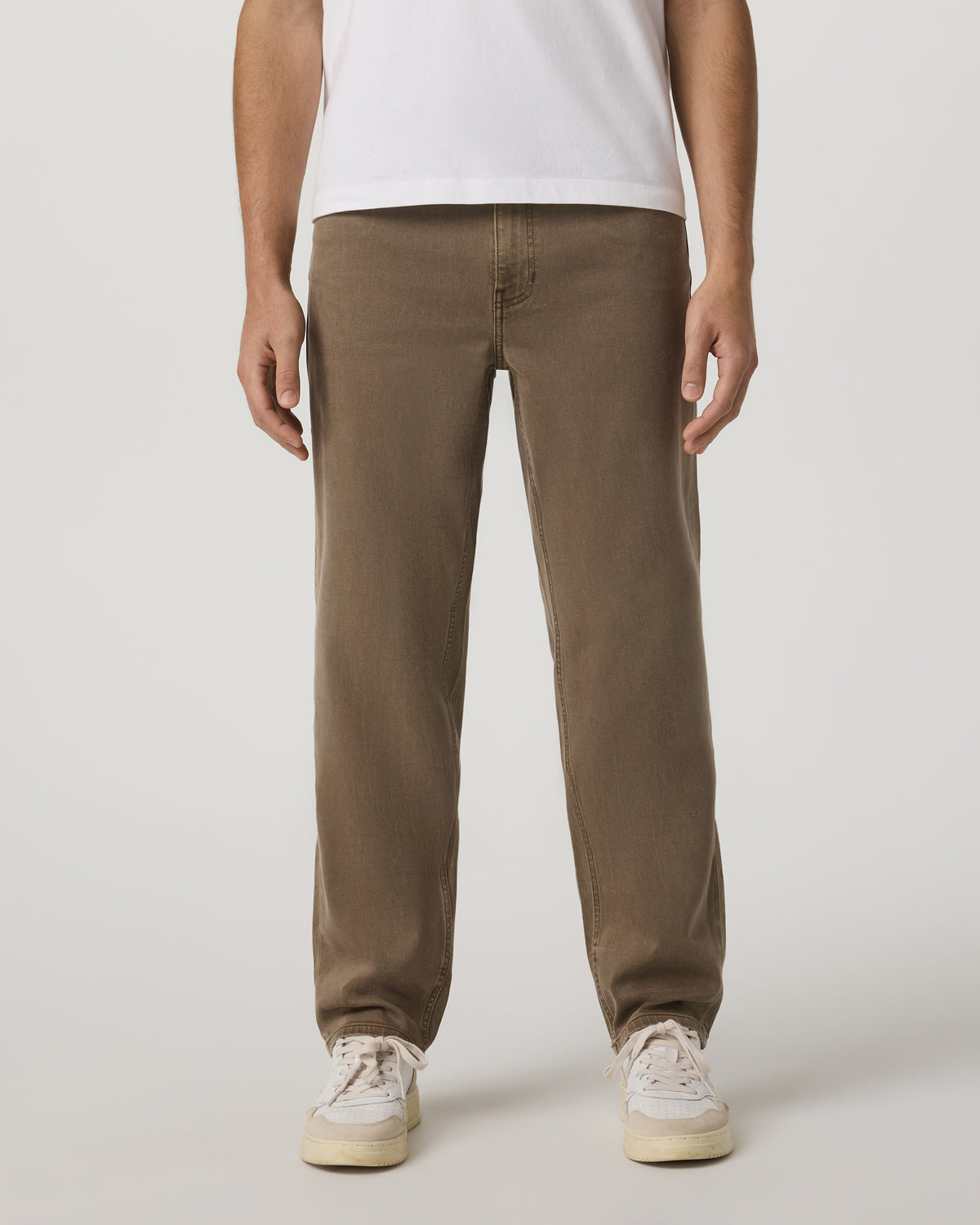 Men's Benton Stretch Twill Pant Classic Fit 30" Peppercorn | Vuori shop