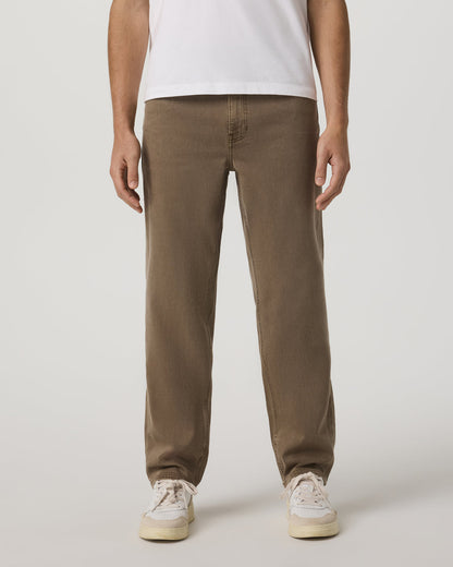 Men's Benton Stretch Twill Pant Classic Fit 30" Peppercorn | Vuori shop