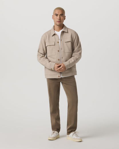 Men's Benton Stretch Twill Pant Classic Fit 30" Peppercorn | Vuori shop