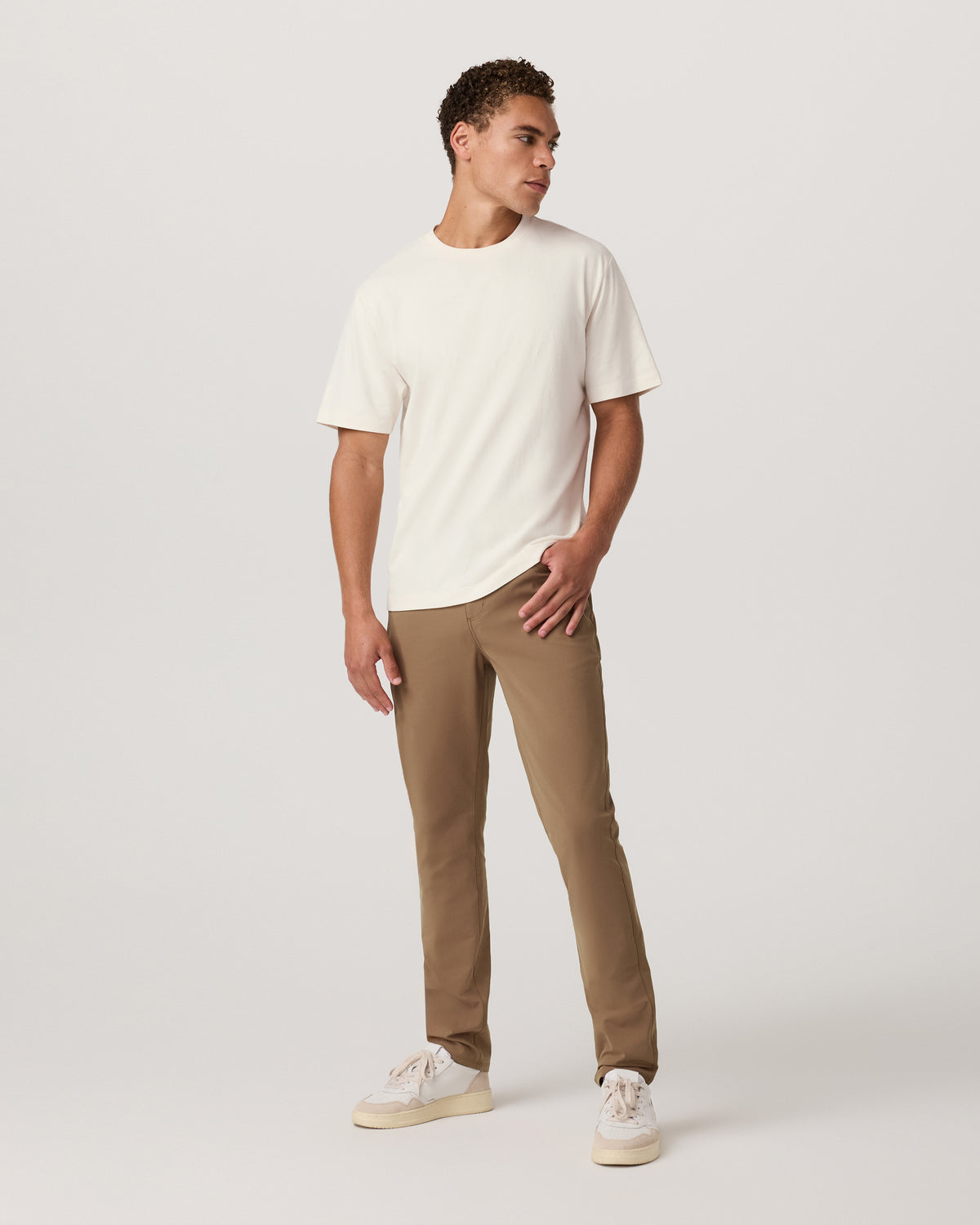 Meta Pant Athletic Slim Fit 32" Men's Pecan 5-Pocket Pant | Vuori for sale