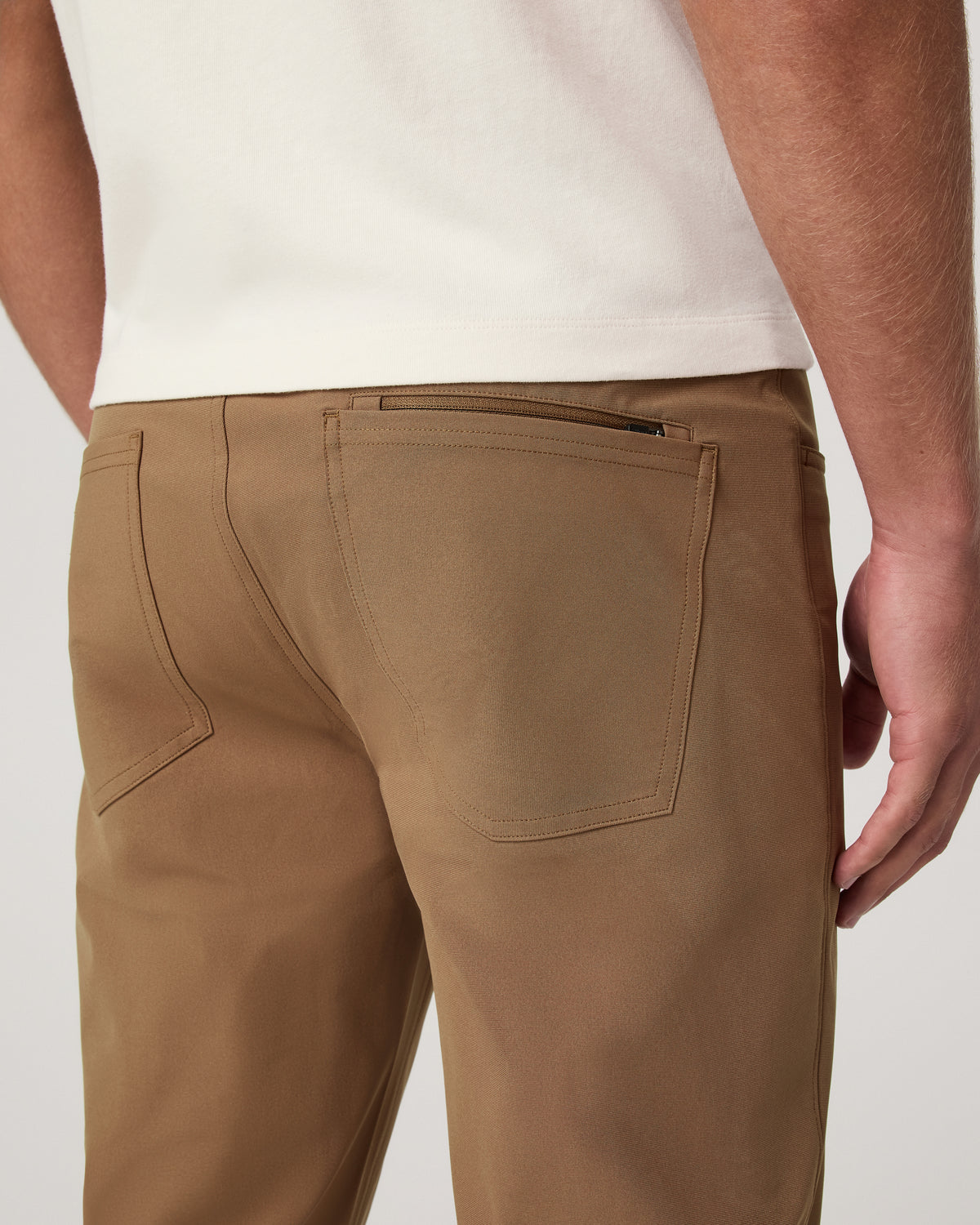 Meta Pant Athletic Slim Fit 32" Men's Pecan 5-Pocket Pant | Vuori for sale