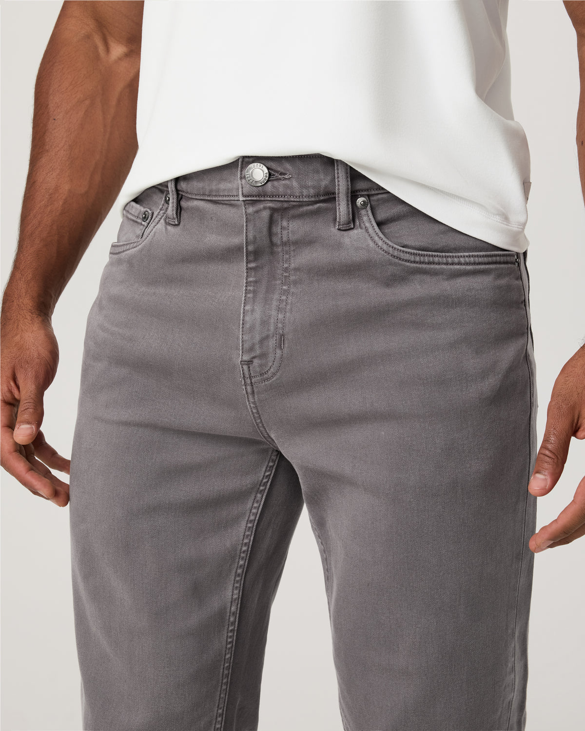 Benton Stretch Twill Pant Athletic Slim Fit 30" Cavern Grey | Vuori discount