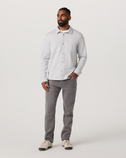 Benton Stretch Twill Pant Athletic Slim Fit 32" Cavern Grey | Vuori outlet