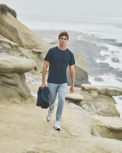 Ponto Performance Jogger 28" Men's Flint Heather Pants | Vuori onsale