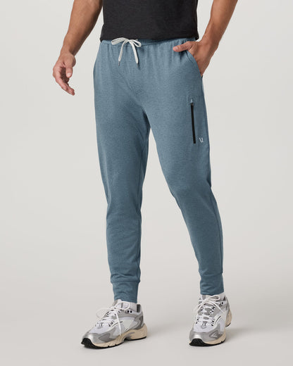 Men's Sunday Performance Jogger 28" Smoke Blue Heather | Vuori for sale