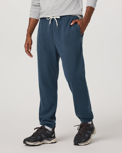Aspen Sweatpant Men's Ocean Blue Classic-Fit Sweats | Vuori discount