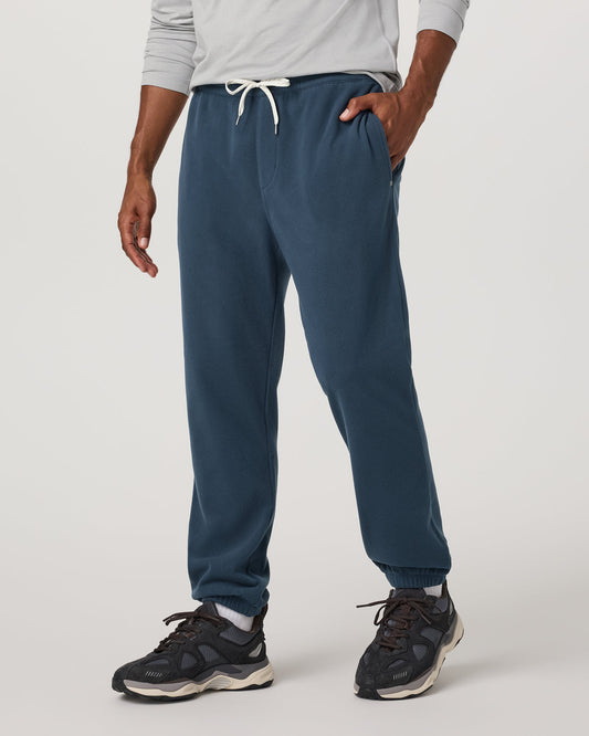 Aspen Sweatpant Men's Ocean Blue Classic-Fit Sweats | Vuori discount
