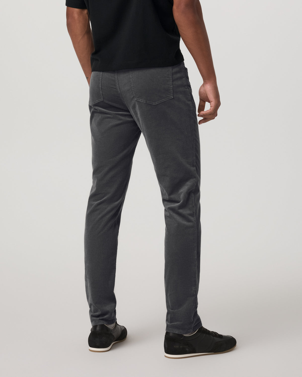Optimist 5 Pocket Cord Pant Athletic Slim Fit Charcoal | Vuori sale