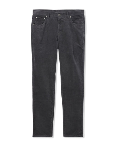 Optimist 5 Pocket Cord Pant Athletic Slim Fit Charcoal | Vuori sale
