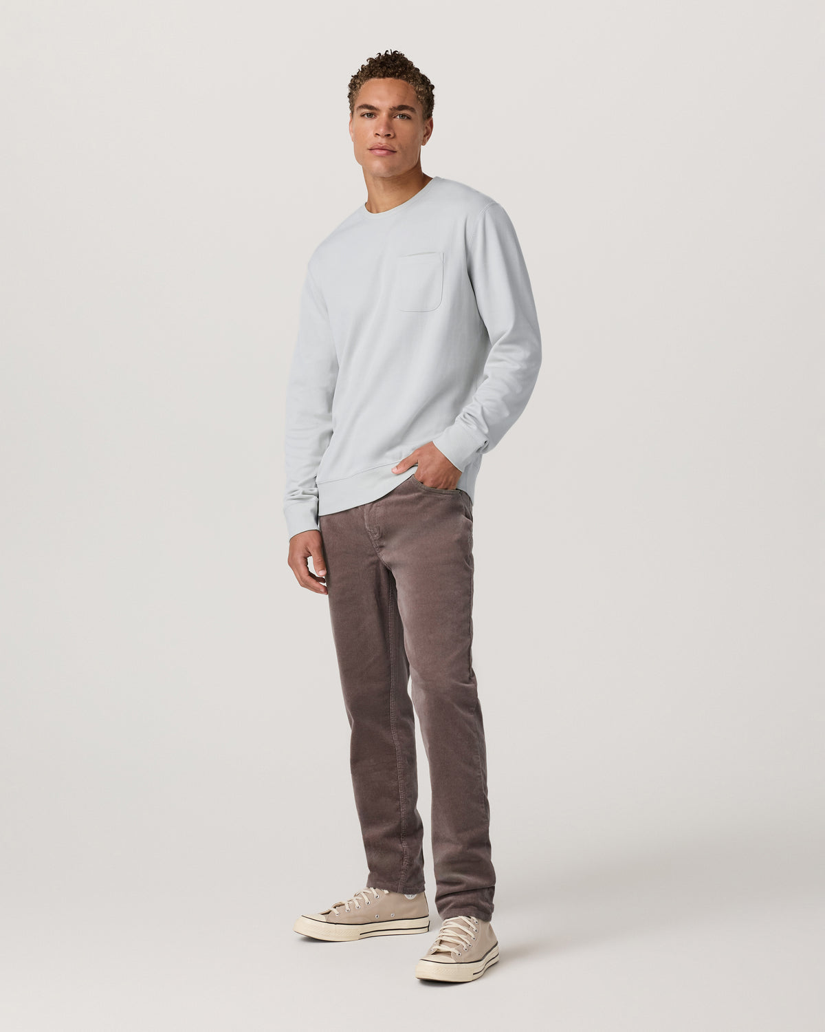 Optimist 5 Pocket Cord Pant Athletic Slim Fit Huckleberry | Vuori online