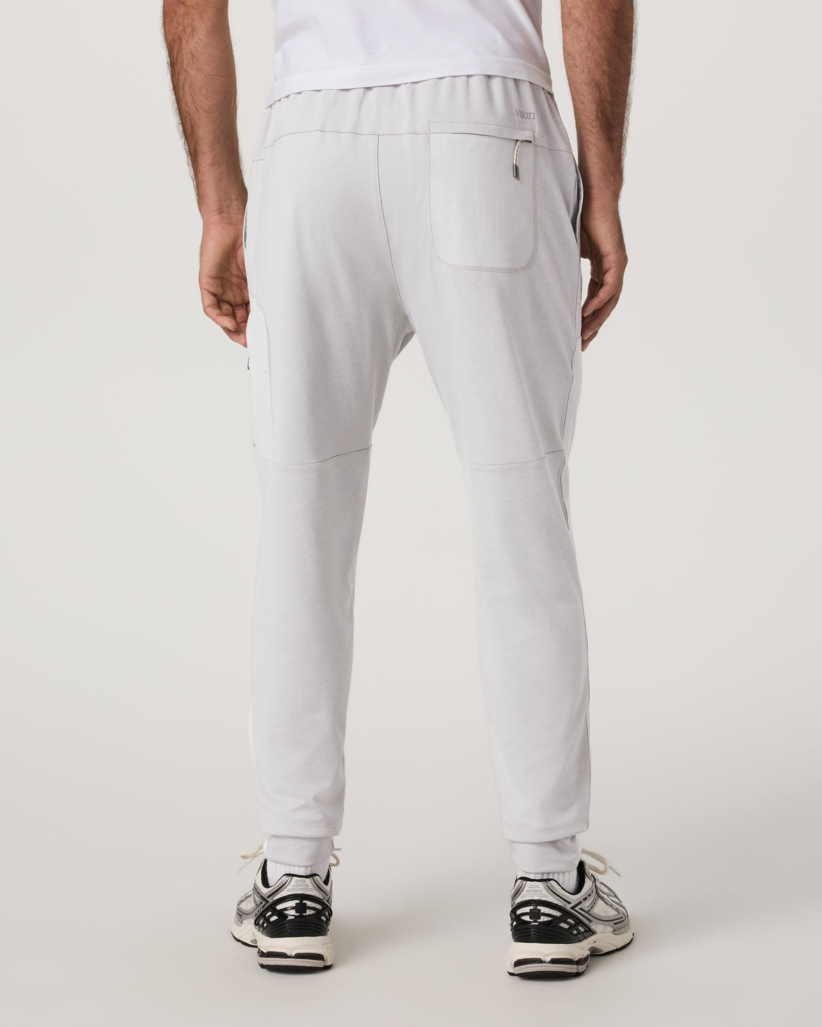 Sunday Mixed Media Jogger 28" Men's Frost Grey Joggers | Vuori onsale