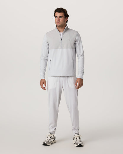 Sunday Mixed Media Jogger 28" Men's Frost Grey Joggers | Vuori onsale